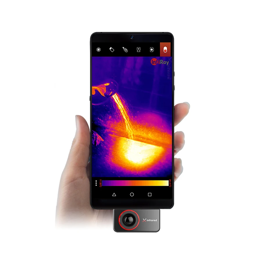 InfiRay 모바일 적외선 열화상 카메라, 산업용 온도계, 야외 야간 투시 장치, Xinfrared T3S T3 Pro