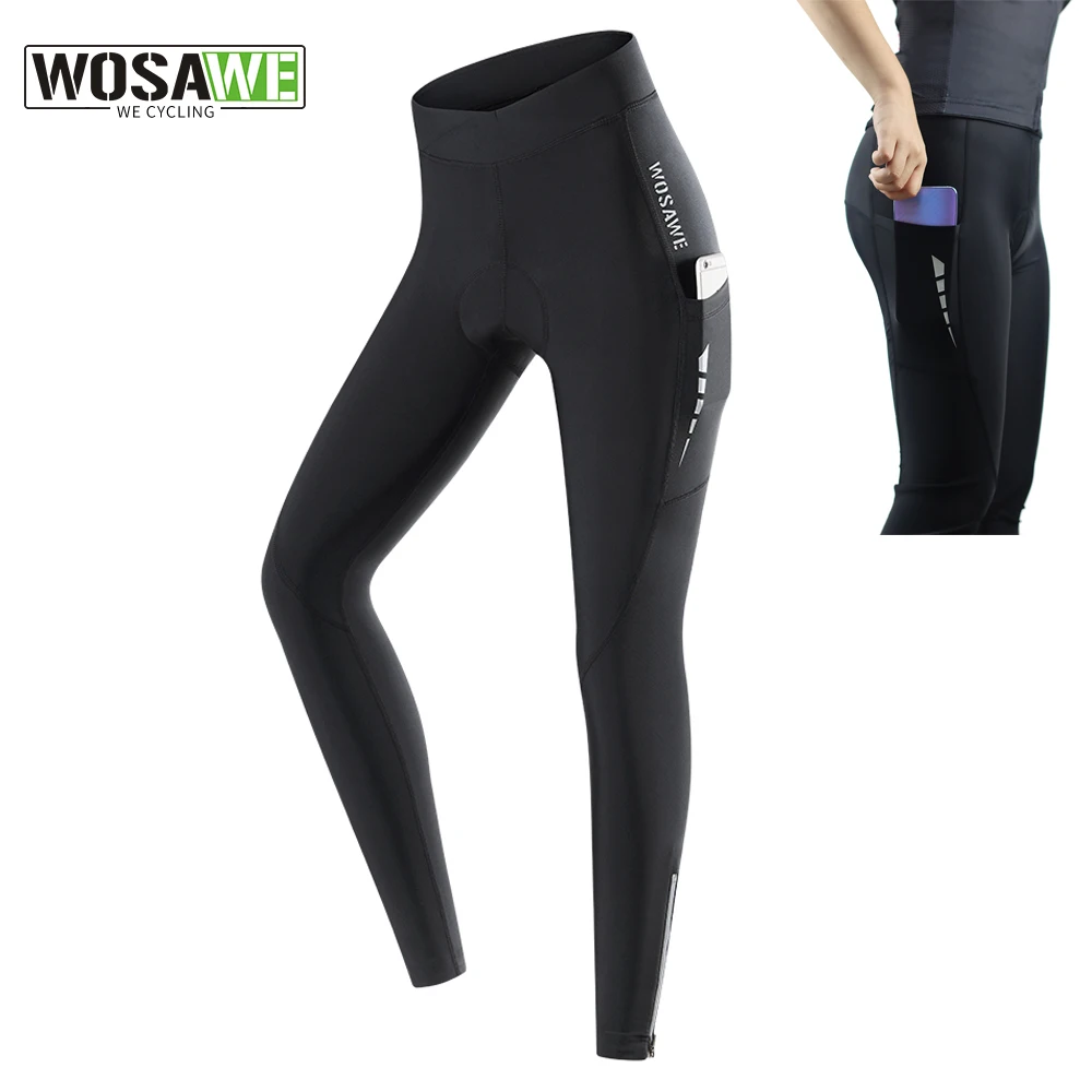 WOSAWE Womens Cycling Long Pants Mtb Downhill Bike Pants Long Riding Bicycle  Trousers Sport Pants GEL Pad Shockproof S-XL - AliExpress
