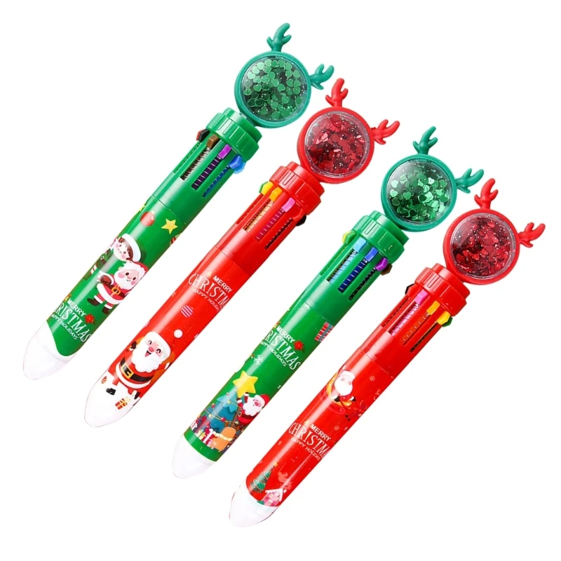 Рисунок 5 - рождественская шариковая ручка с блестками