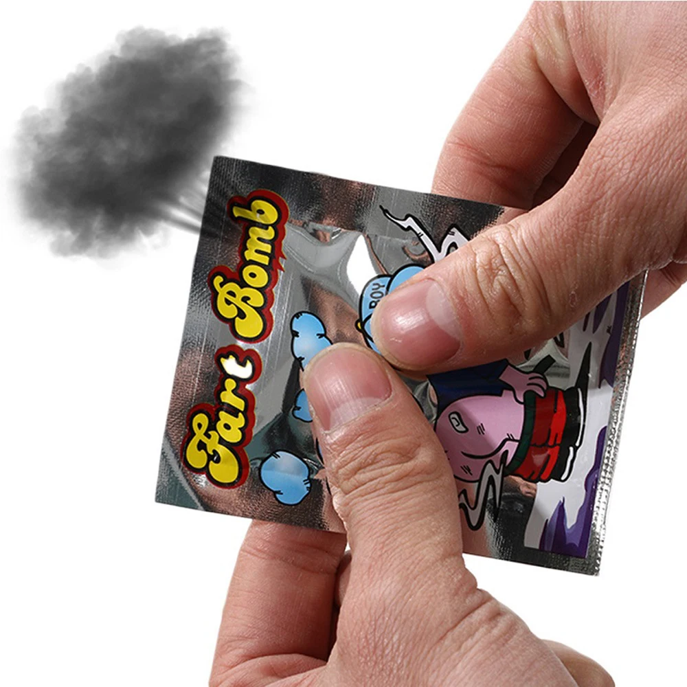 

Joke Toy Funny Toy Fool Toy 10Pcs/set Novelty Fart Bomb Bags Aroma Bombs Smelly Bomb Stink Bomb