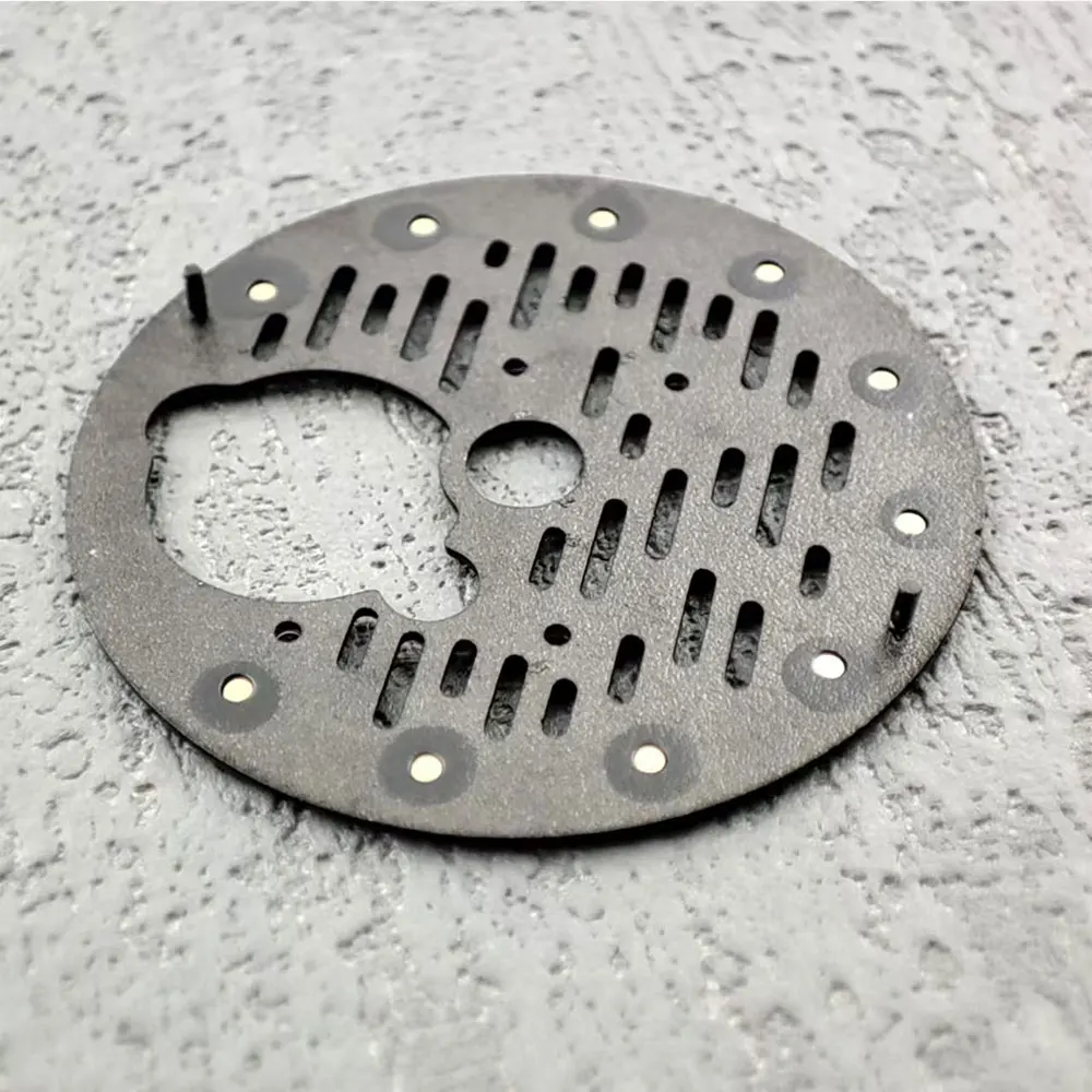 28.5mm dial NH38 watch dial hollow blue/black/gray suitable for NH38 movement watch replacement accessories