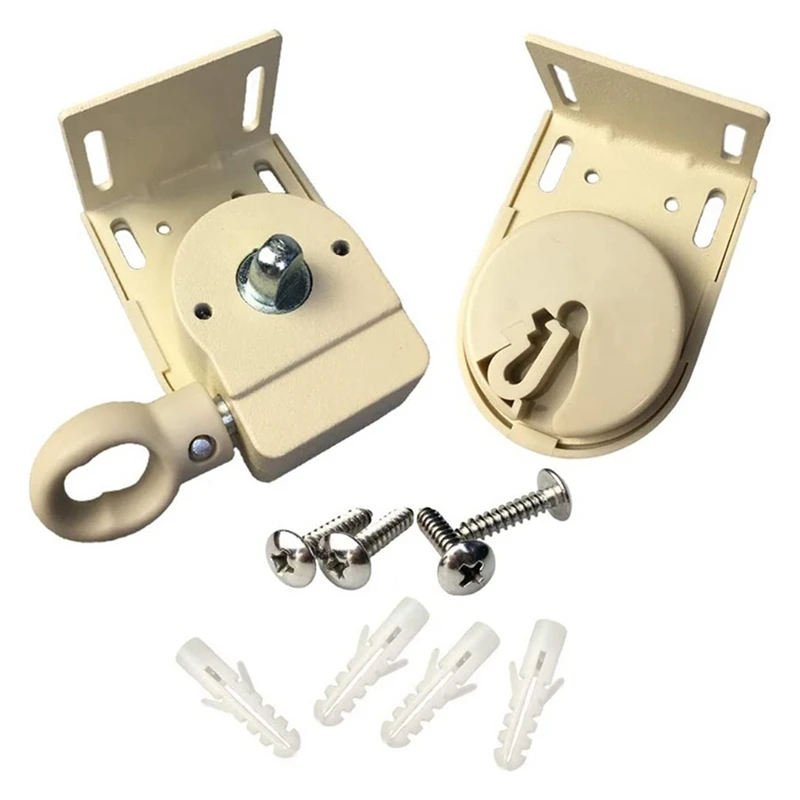Cordless Bracket Kit, Mounting Bracket For Indoor/Outdoor Sunshade Roller Shutter Replacement Parts Accessories