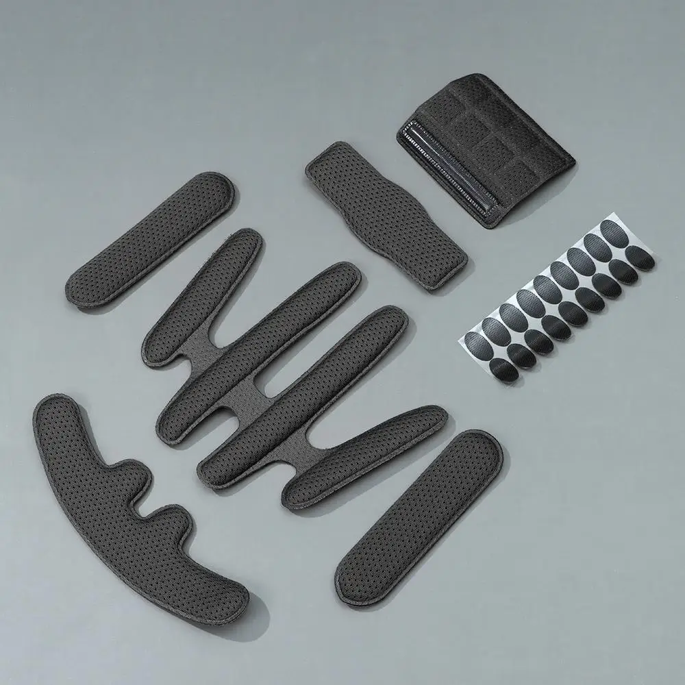 1set Motorrad Fahrrad Schwamm Universal Schutz Pad Helm Innen Polsterung Kits Schaum Pads Set Ersatz – Detail 4