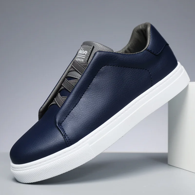 Large Size 39-48 Men Casual Shoes Breathable White Sneakers Fashion Driving Walking Tennis Shoes for Male Skate Flats Sneakers 3