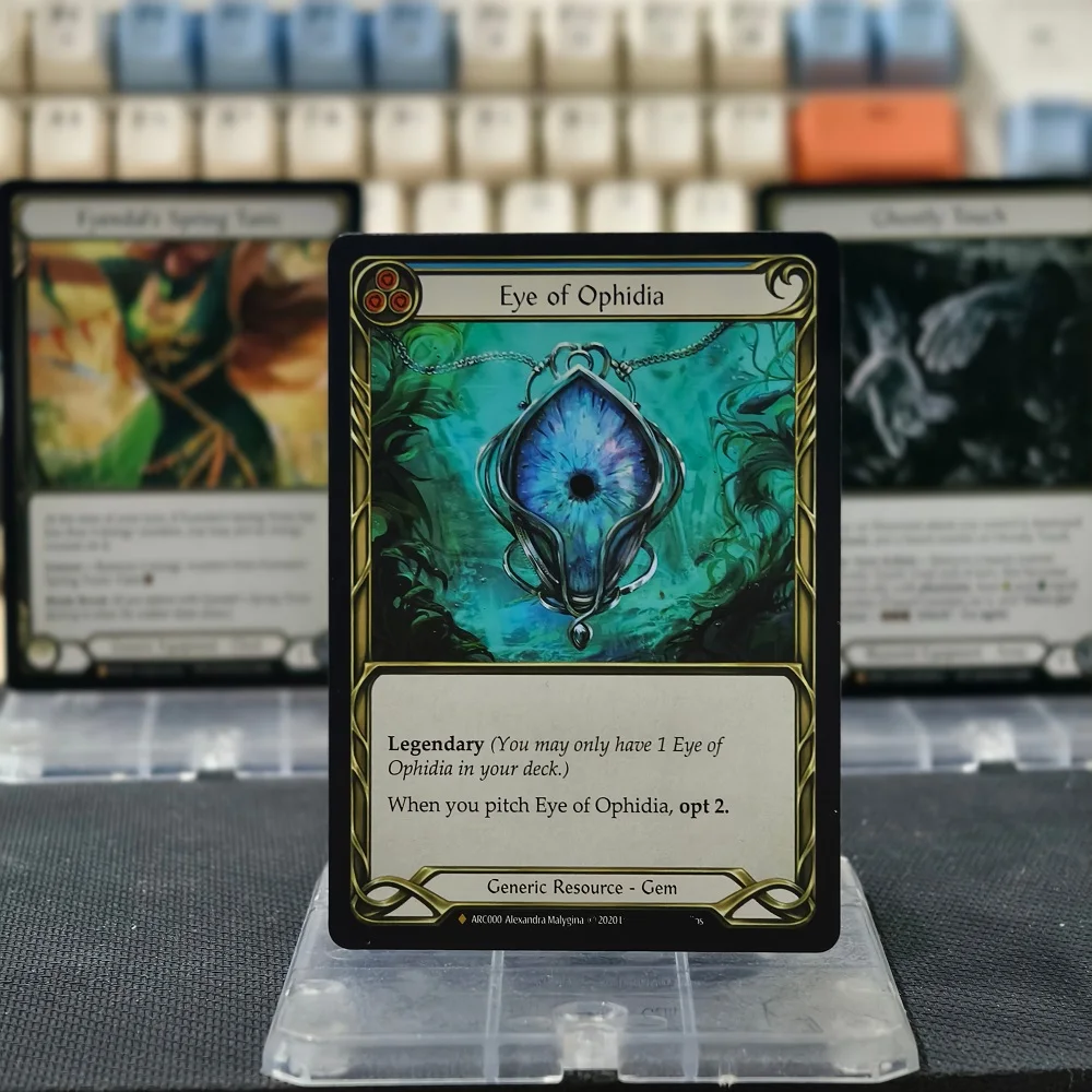 Collectible Game Cards flesh and blood Ghostly Touch Fyendal's