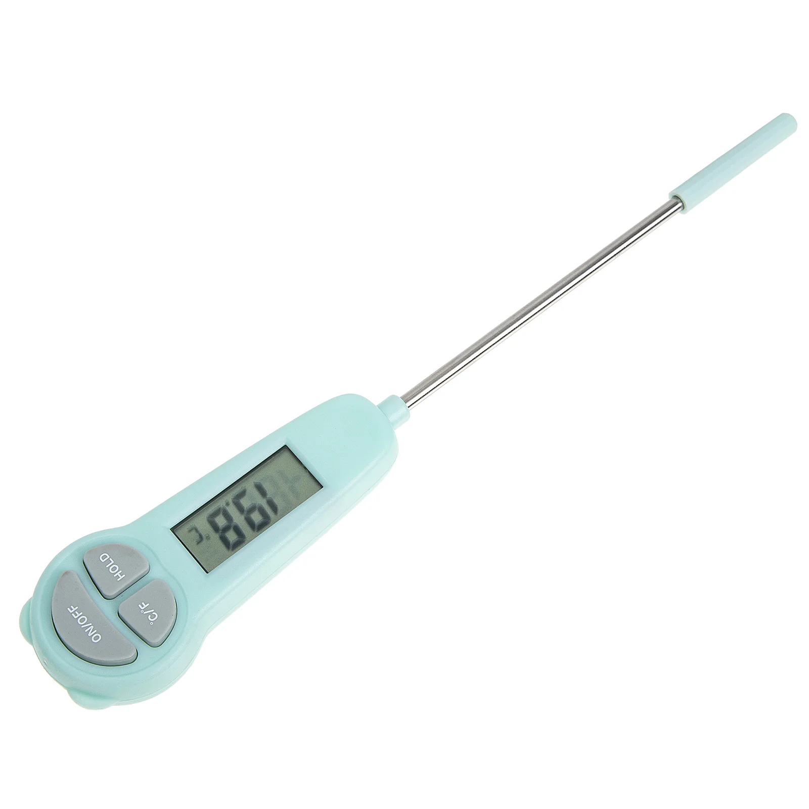 

Digital Meat Thermometer Food Cooking Waterproof Instant Read Meat Temp Guide Kitchen Gadgets Pink