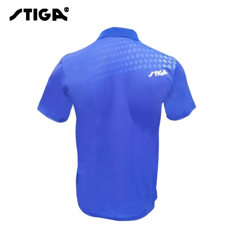 STIGA T-shirt Table Tennis Clothing Short Sleeved sport t shirt,badminton table tennis clothes set
