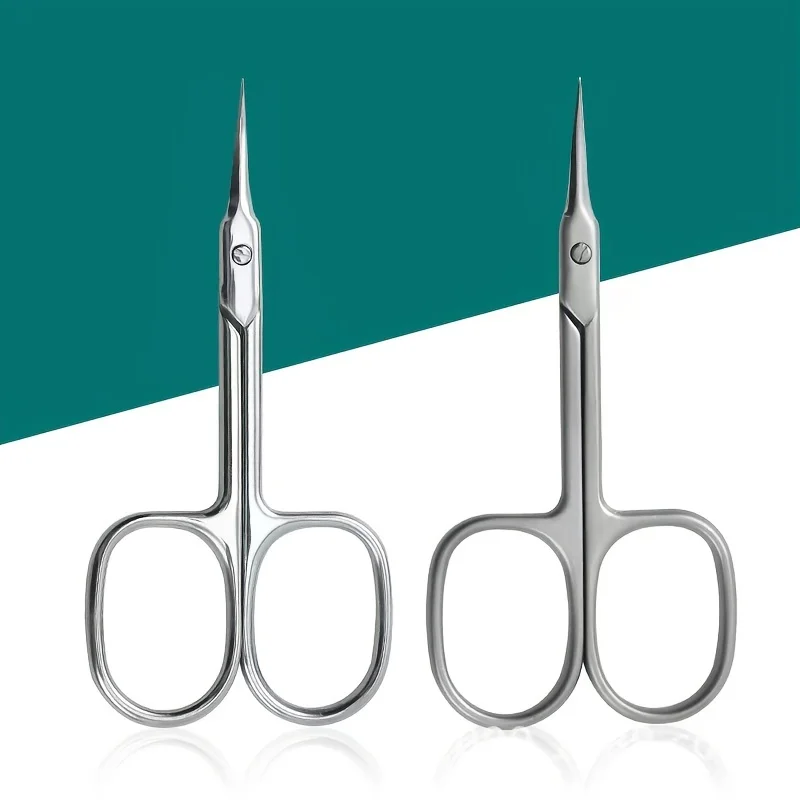 مقص إهاب احترافي مانيكير مقص صغير مزيل الجلد الميت لفن الأظافر قاطع البشرة من الفولاذ المقاوم للصدأ!