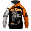 New Fashion Printed Design Long Sleeved Comfortable Unisex Drawstring Hoodies Motorcycle Riding KTM Sport Hooded Pullovers 2