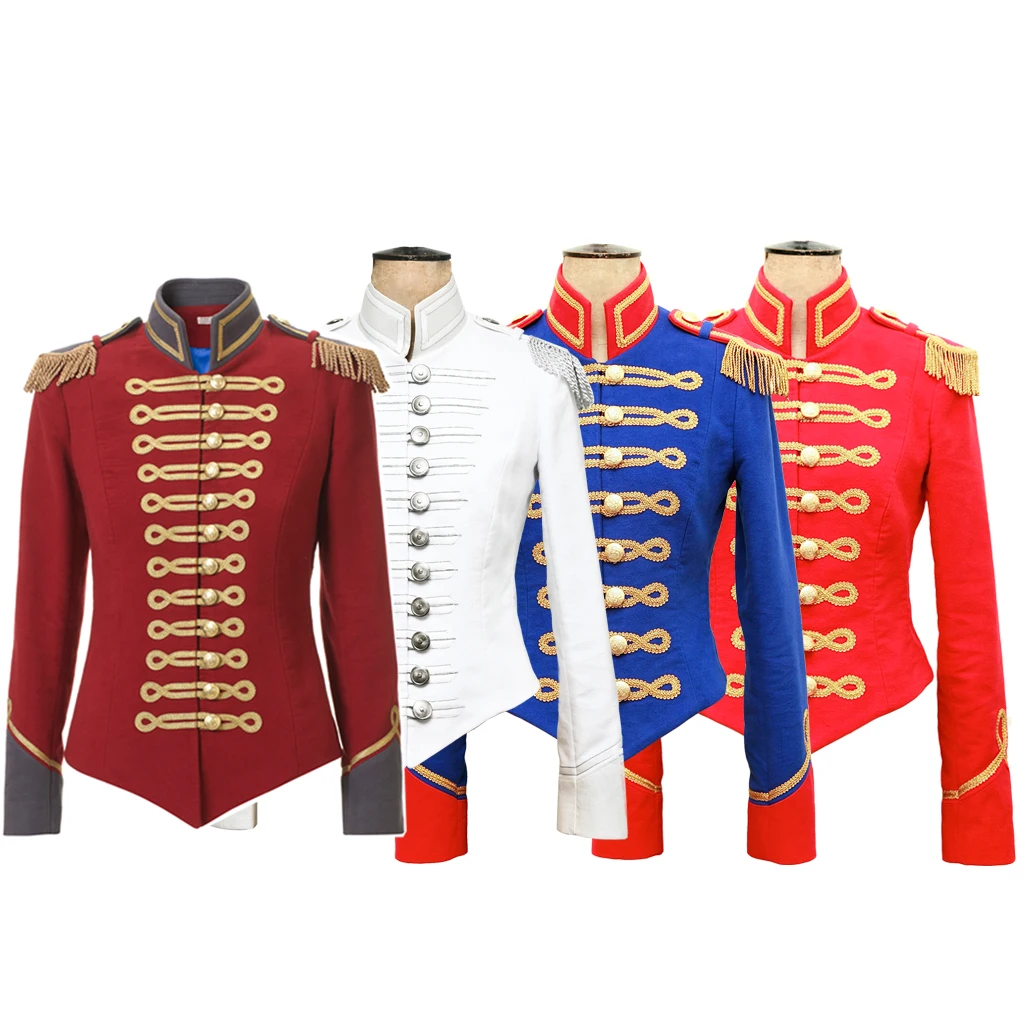 

Выполненный на заказ Королевский военный офицер солдат пальто средневековая Униформа куртка ретро женский стиль Хамильтон Пальто Косплей Костюм