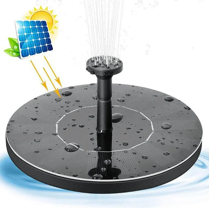 

Solar Landscape Fountain Miniature DC Brushless Water Pump Rockery Home Pool Garden Water Spray Fish Pond Oxygen