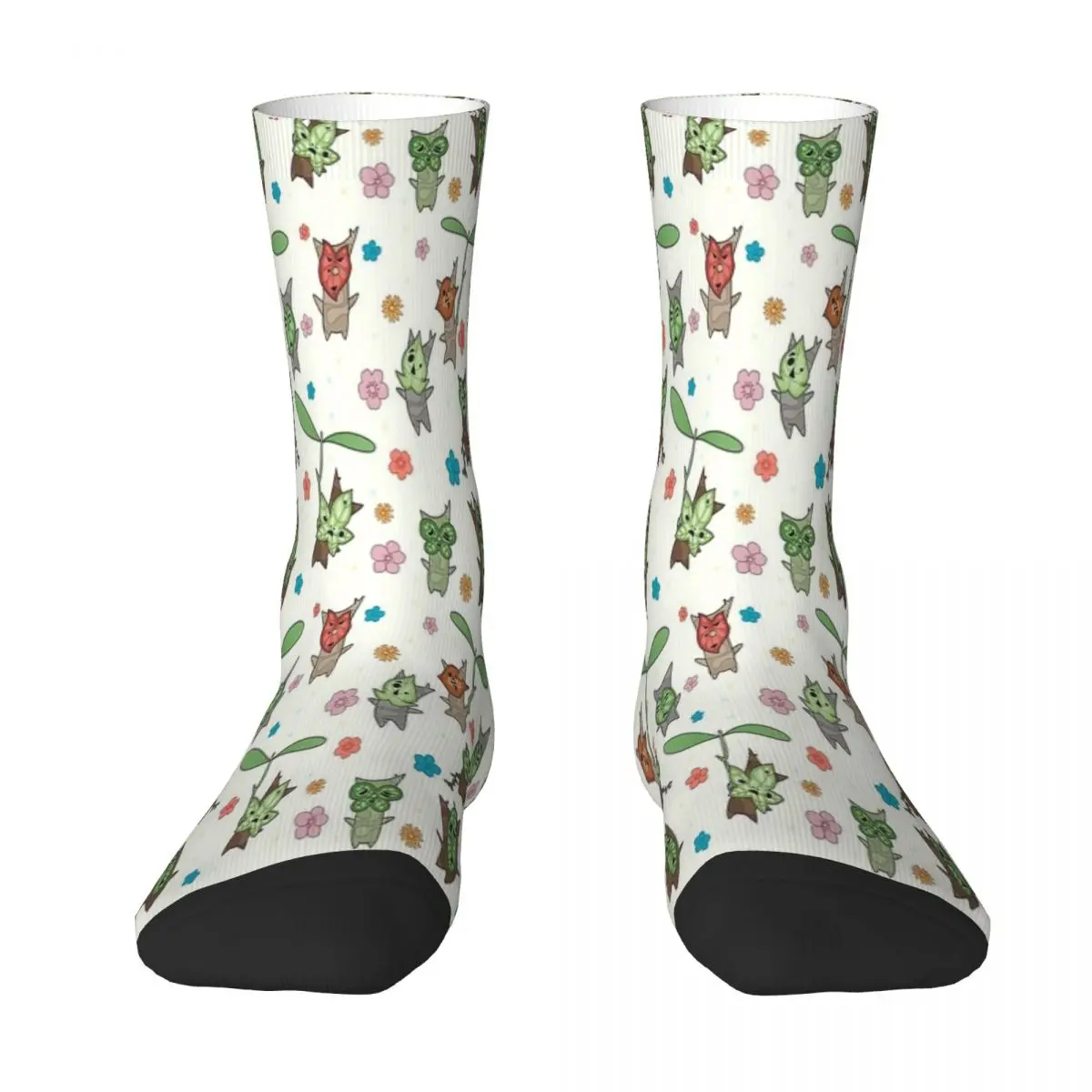 Korok Pattern Design Theme Socks Accessories for Female Male Flexible Dress Socks