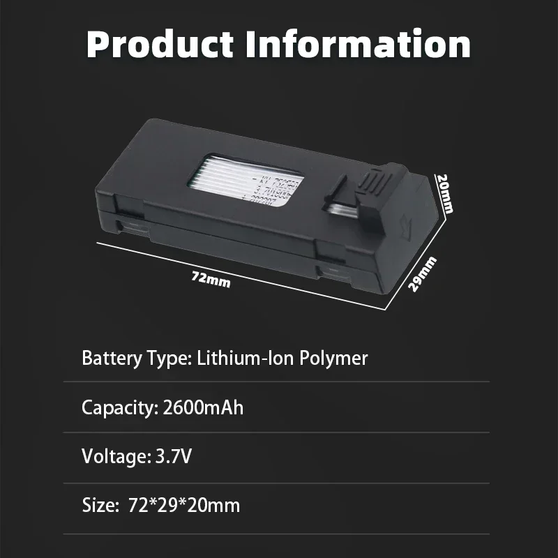 E88 E88PRO Ls-E525 E525 PRO Drone battery 3.7V E88 Li-polymer battery E88MAX E99 E99PRO P1 P5PRO K3 S1 P8 RC quadcopter