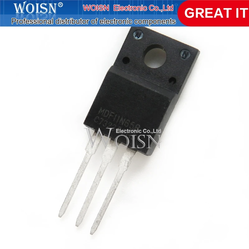 

10PCS MDF11N65B MDF11N65 TO-220F