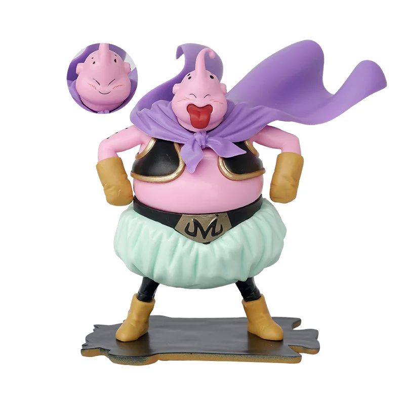 

Anime 14CM Majin Boo Standing Cute Head Change Dragon Ball Z Figure Buu DBZ Super Saiyan GK Model Toy Collection Decoration Gift