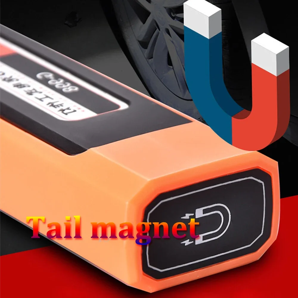 Powerful LED Work Light with Magnet lighting Flashlight Car Garage Mechanic Lamp USB Charging COB Emergency Light Warning