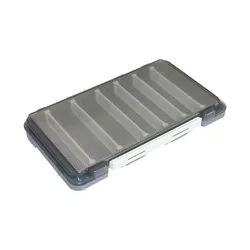 Compact Fishing Tackle and Bait Organizer Box (Light Grey)
