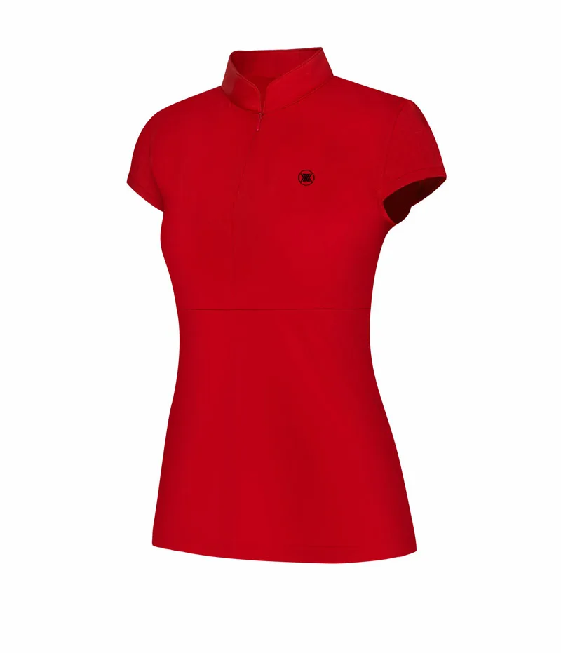 Golf Shirts Women short sleeve Polo Quick Dry Athletic Tennis Moisture Wicking Breathable High Elastic Shirts Ladies Sports