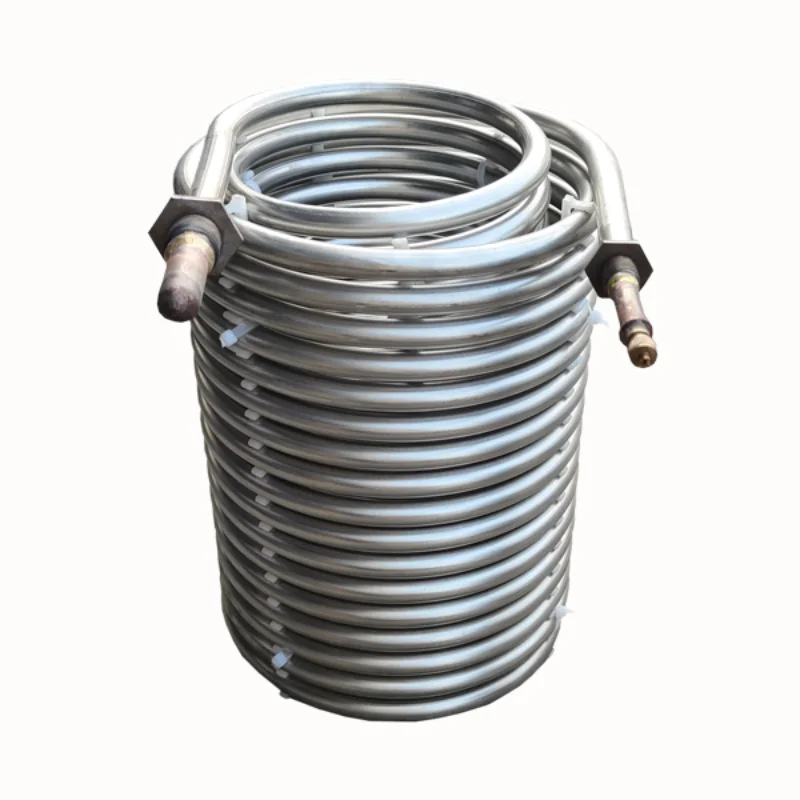 Factory Outlet Titanium Freon Cooling Coil Heat Exchanger Evaporator