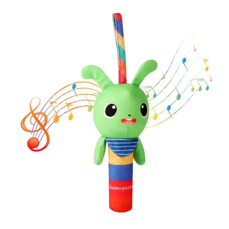 

Soft Rattle Toy Cartoon Animal Sound Toys Colorful Rattle Toys for Shape Cognitive Ability Soft Children Toys for Home