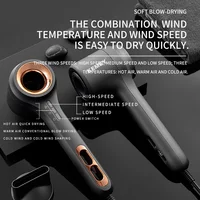 110000 Rpm High Power Salon Blow Dryer Km-2061 Negative Ion Hot And Cold Wind Hair Dryer 2