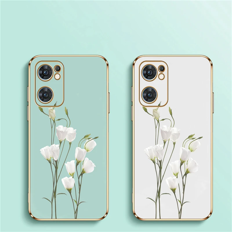Floral Design Soft Phone Case - Elegant Flower Pattern Cover