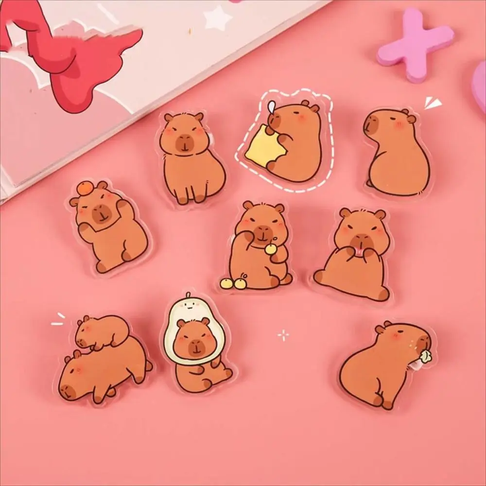 

Acrylic Capybara Pin Capybara Brooch Animal Badge Capibara Pin Cute Kapibara Lapel Creative Funny Backpack Decor