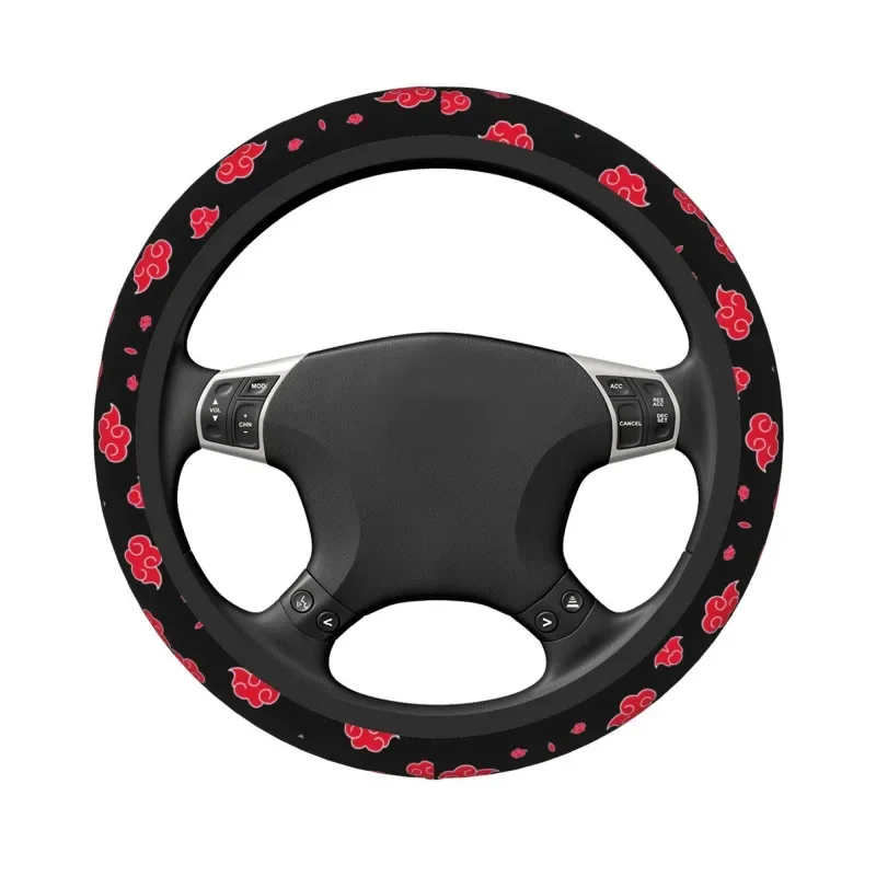 Akatsuki Naruto Universal Anti-Slip Steering Wheel Cover