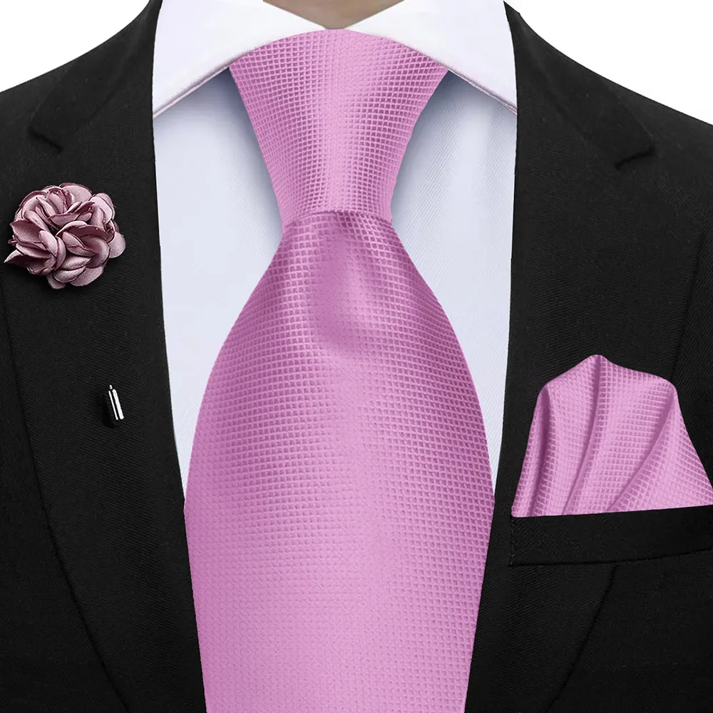 Elegant Peacock Blue Plaid Men's Accessory Set - Tie & Pocket Square Collection