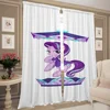 Window Kitchen Curtains for Living Room 2 Pieces Blackout Curtains Door Curtain My Little Pony-y Bedroom Decoration Partition 2