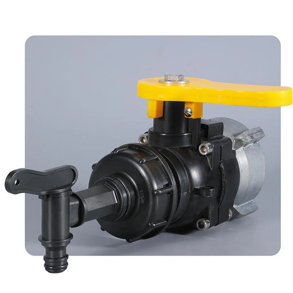 

Bucket Plastic Faucet Tools Thread Plastic Tank Tap Adapter 17mm 26.2mm 60mm Black Fitting Connector Water For IBC