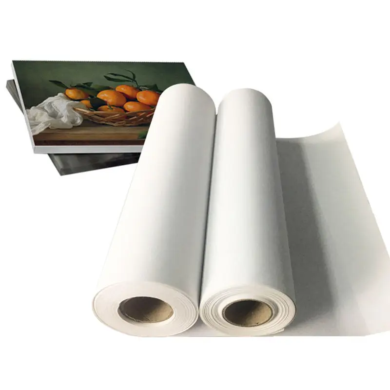 Custom weak solvent polyester digital printable art canvas for waterproof printing rolls