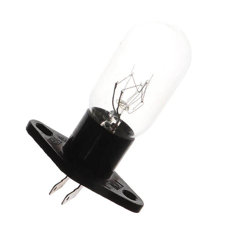 Description Picture 3 of item1 Pc 4.8mm Socket With Bent Foot 220V 15-20W Microwave Oven Bulb Refrigerator Lighting Bulb With Holder Replacement Universal