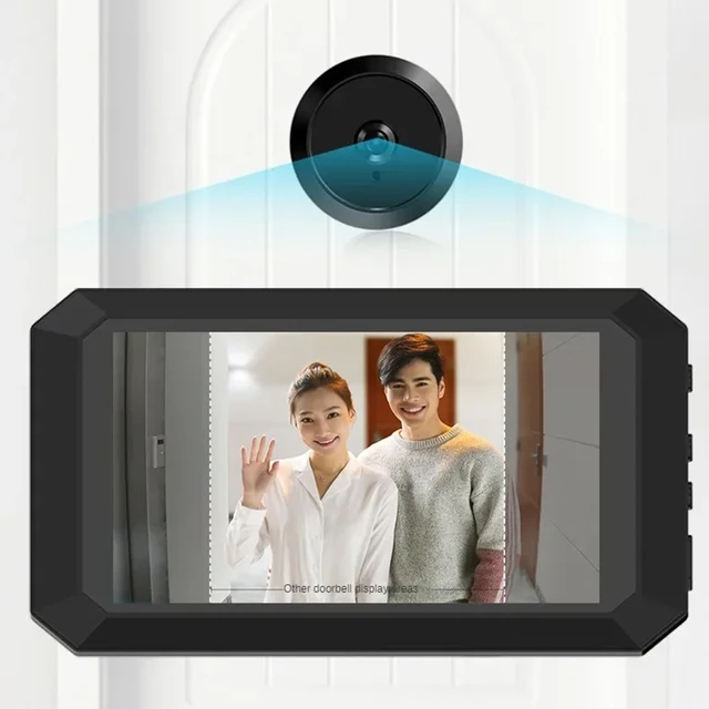 Digital Magic Eye Electronic Viewfinder Photo Recording Door Peephole Camera 3.97in LCD Screen 1400mAh Build-in Lithium Battery 3