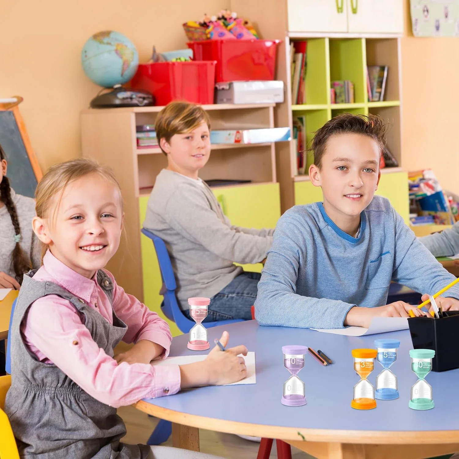 Hourglass Sandglass 3/5/10/15/30 Minutes Sand Timer 1PCS Children Kid Gift Toy Home Decoration