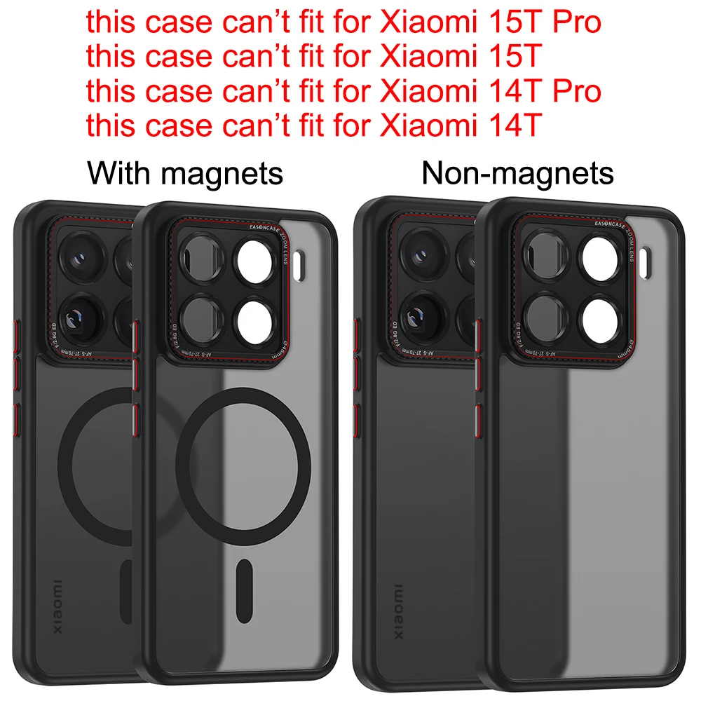 Magnetic MagSafe-Compatible Camera Protector Case