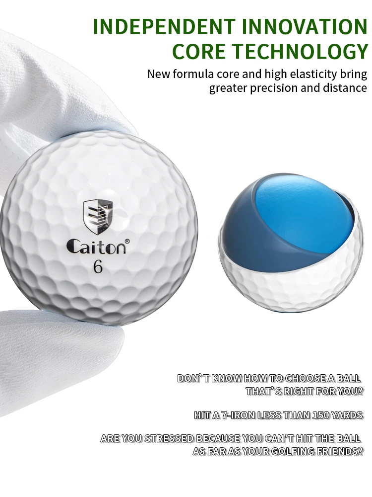 3-Layer Durable Golf Game Balls Overview