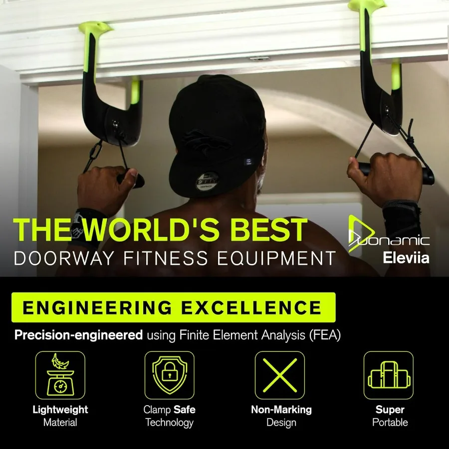 Portable Doorway Pull-Up Bar – Lightweight, Travel-Ready, 250 lb Capacity