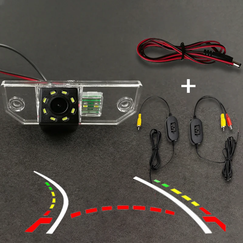 HD Wireless Rear Camera Fisheye 4 8 12 led Dynamic Night Vision For Ford Focus Sedan 2 3 2008-2012 C-Max C Max Mondeo