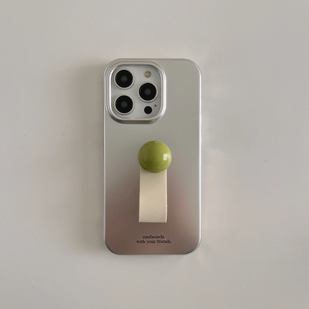 Enhanced Stereoscopic Colored Finger Ring Buckle Phone Cover with Holder