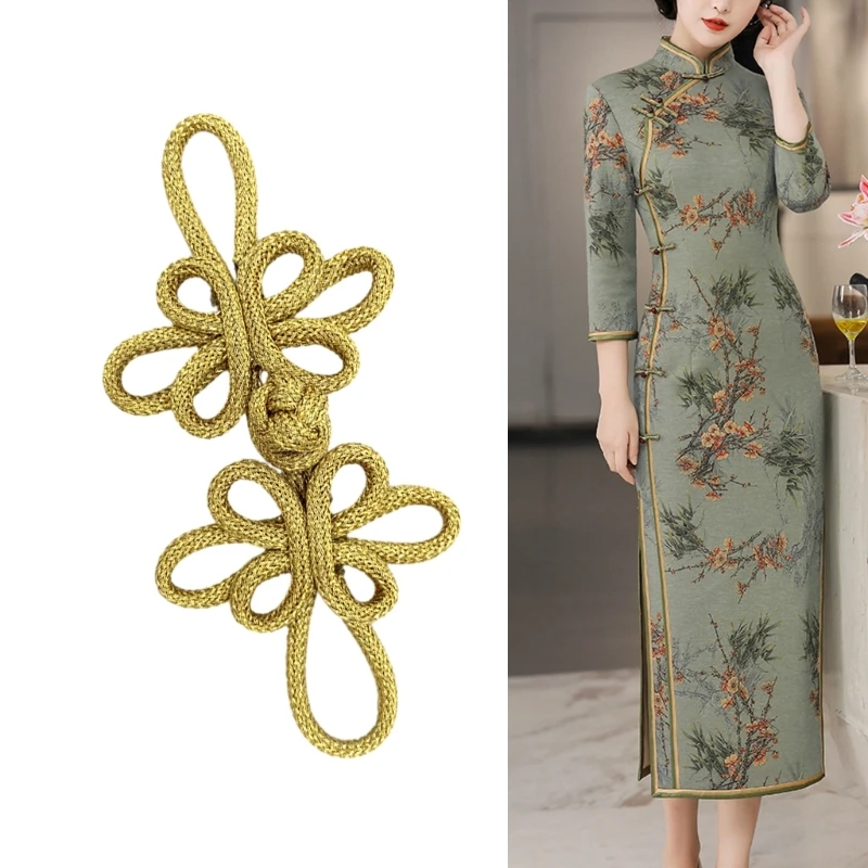 

Chinese Knot Button Cheongsam Buttons Knot Fastener Suit Invitation Gift Box DIY Handmade Crafts Clothing Accessory