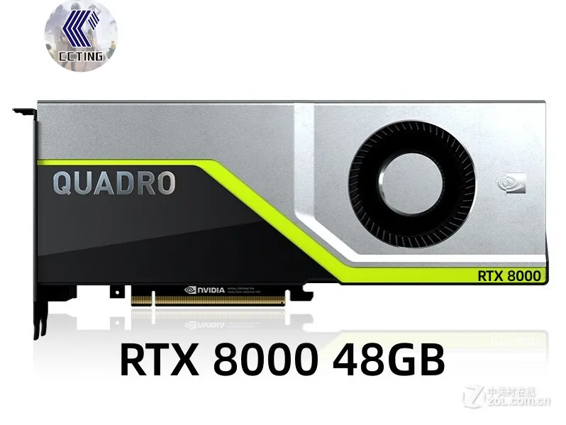 NVIDIA-tarjeta gráfica Quadro RTX 8000, 48GB, GDDR6, 384bit, RTX 8000