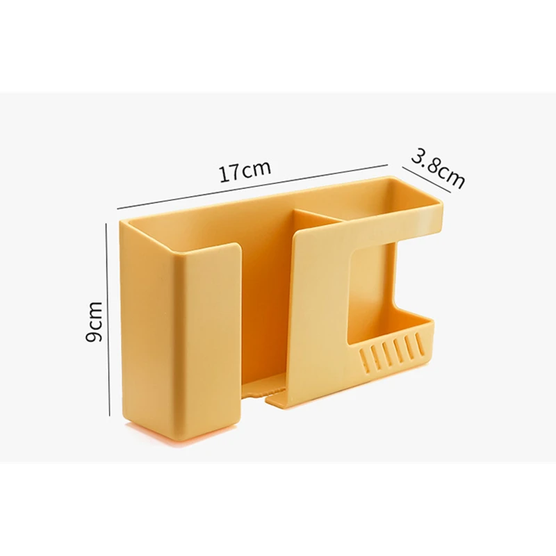 1/2/3pcs Wall Mount Phone Holder, Phone Stand with Self Adhesive, Holder for Shower, Charging, Plug Holder Box Storage