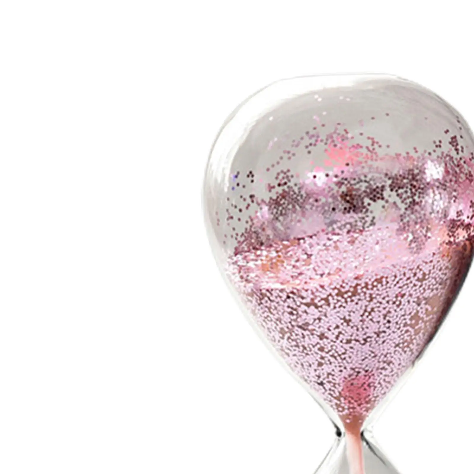 Glitter Sand Glass Timer Hourglass Entertainment Glitter Glass Sand Clock for 5