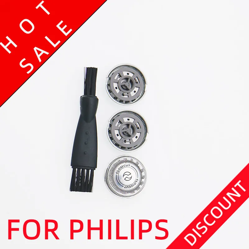 3pcs For Philips Norelco HQ30 HQ320 HQ55 HQ362 HQ6900 HQ46 HS708 HS970 Replacement Shaver Head Razor Shaving Head Blade Cutter the blade cutter replacement shaving head for norelco arcitec razor rq10 fixed blade razor blade wholesaled