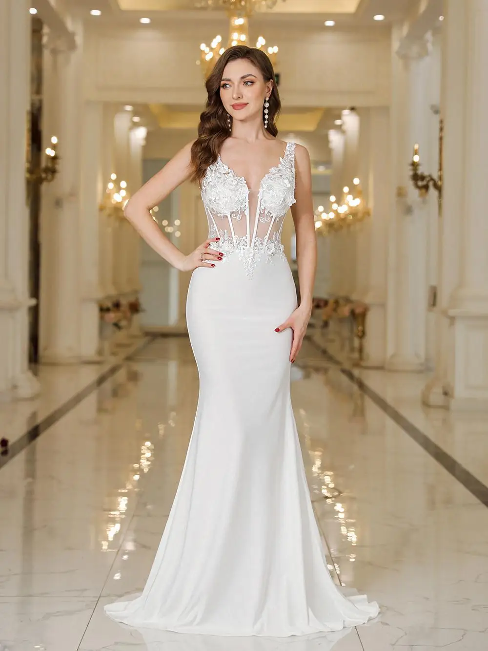 فساتين سهرة حورية البحر للسيدات لعام 2025 على شكل...