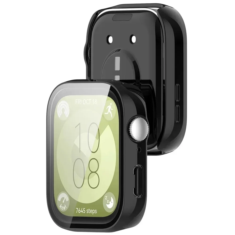 Matte Hard Protective Case with Tempered Glass Screen Protector - Full Coverage, Shockproof, and Anti-Scratch Design