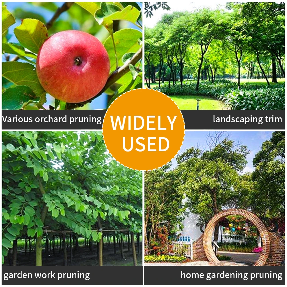 KOHAM 16.8V Cordless Electric Pruning Shears 1 IN Tree Branch Cutter Garden Pruner Orchard Electric Scissors 2.5Ah x 2 Batteries 6