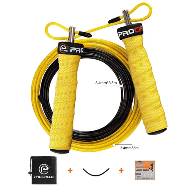 Crossfit Jump Rope Speed & Weighted Jump Ropes with Speed Cable Ball Beari I2