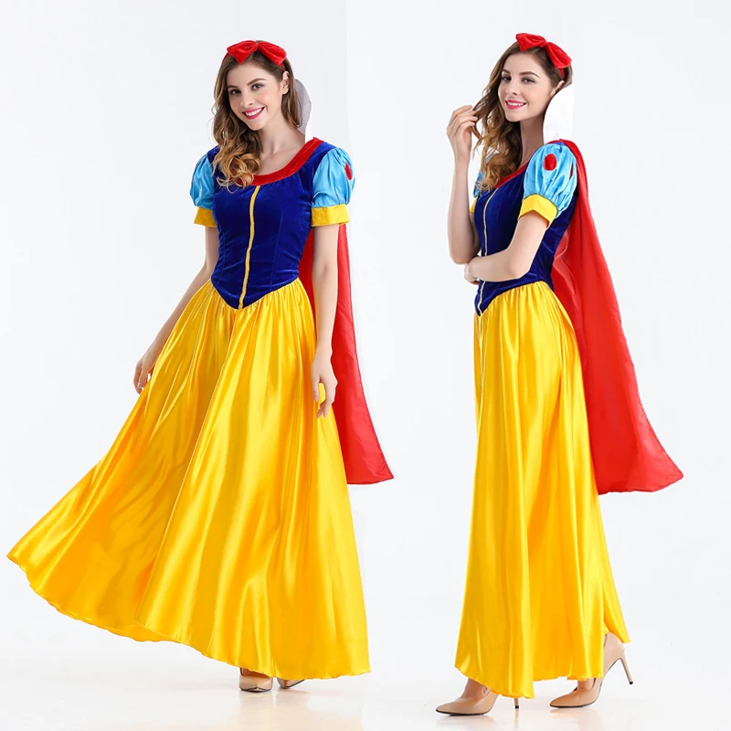 Snow White | Yellow Dress Cosplay Costume 20 Disney Snow White Cosplay Costume for Women (Unofficial)